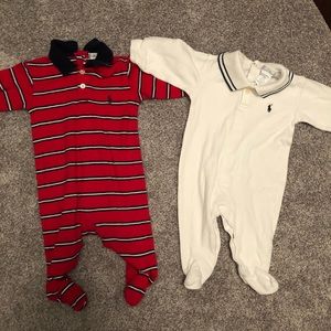TWO for one - 3-6 month pajama sleeper!!